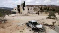 Israeli settler attacks in West Bank block family return